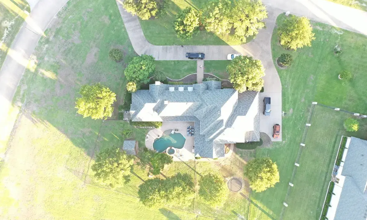 New shingle roof installation on a home in Upper Arlington